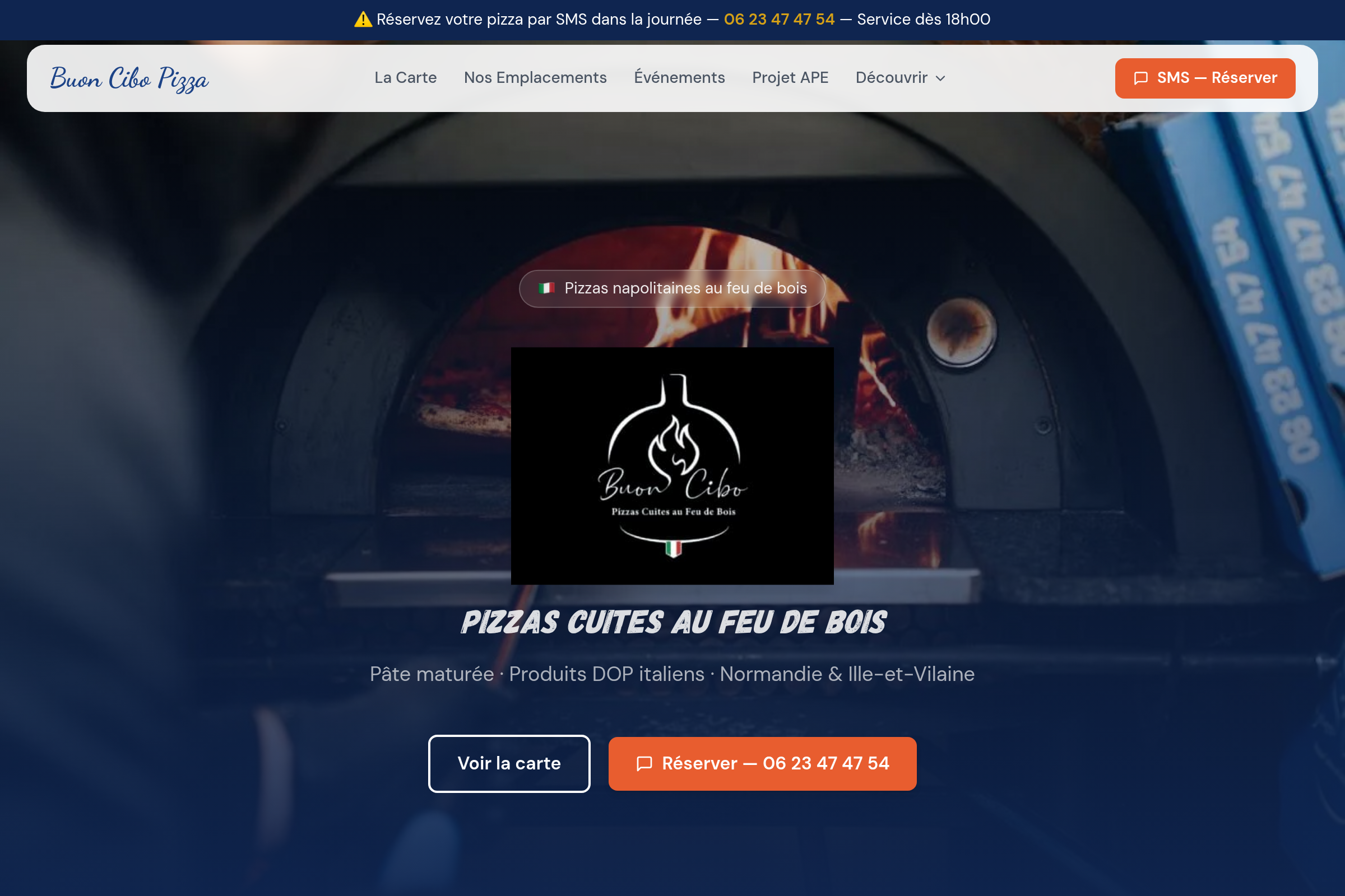 Site Buon Cibo Pizza